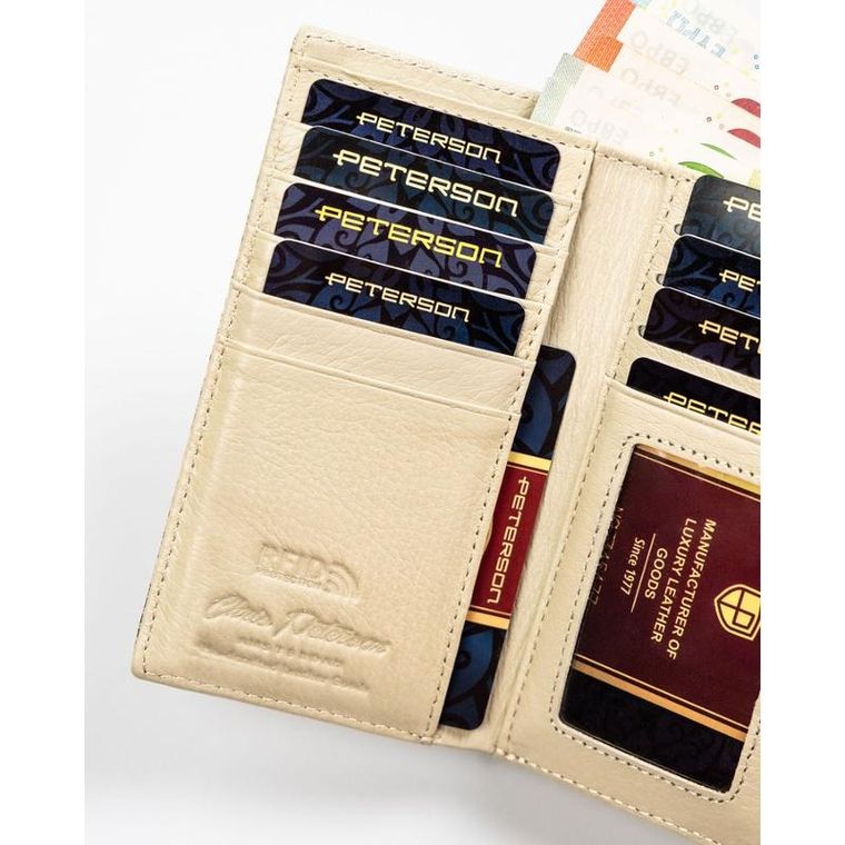 Portfel, mix, skórzany, Petereson