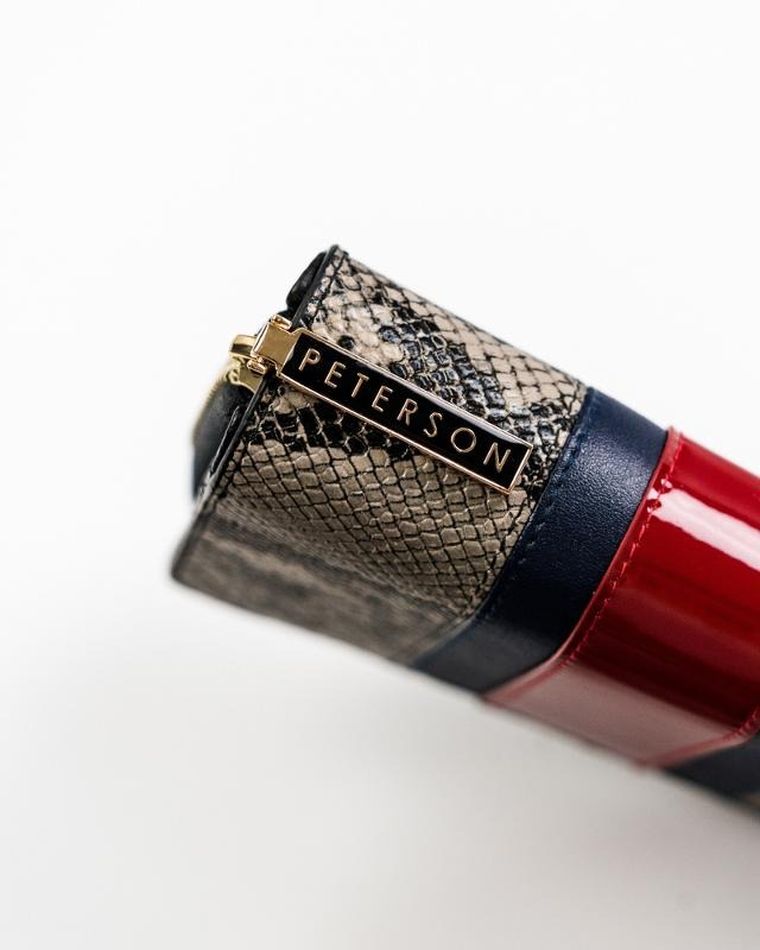 Portfel, mix, skórzany, Peterson