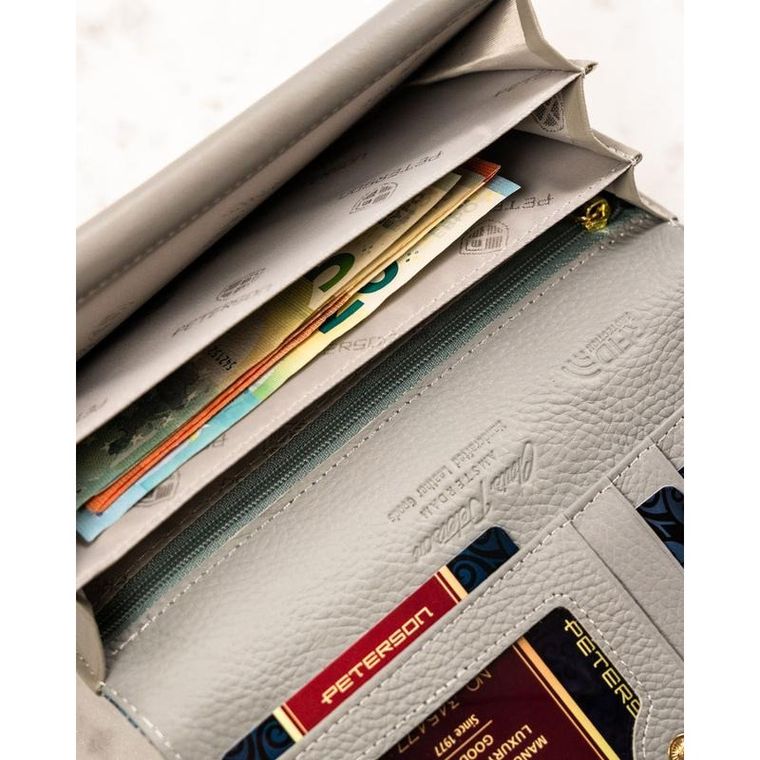 Portfel, mix, skórzany, RFID, Peterson