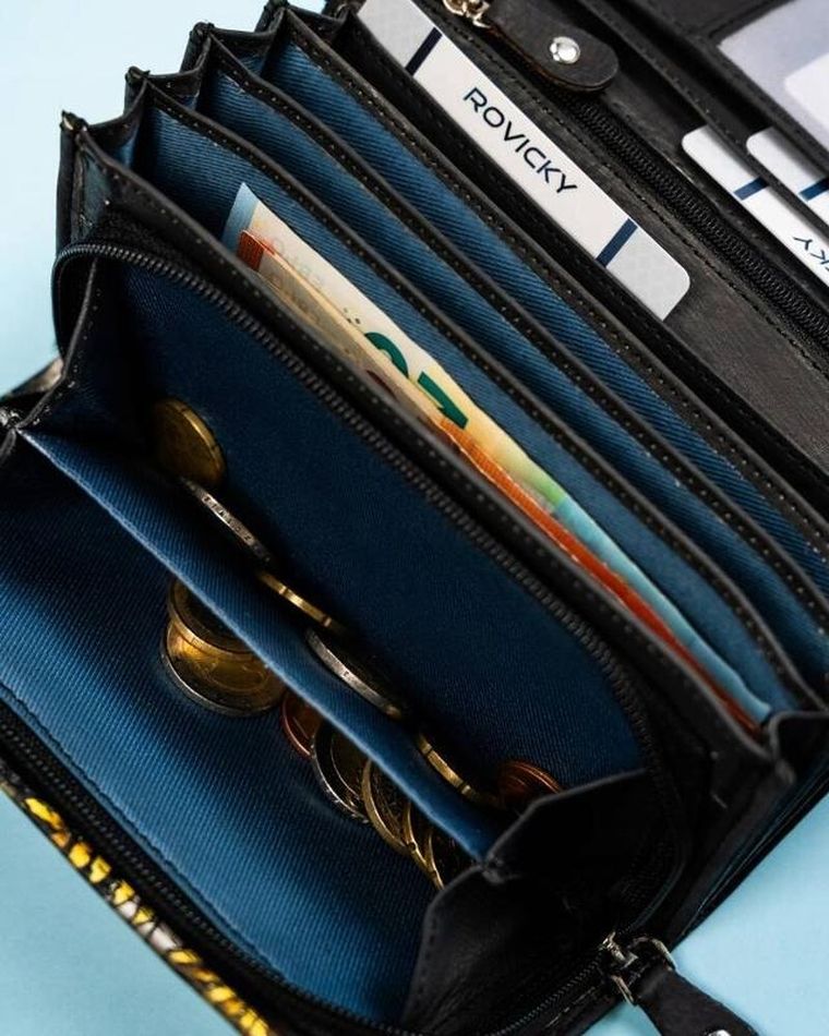 Portfel, mix, skórzany, Rovicky