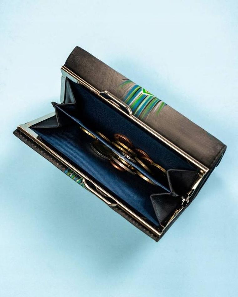 Portfel, mix, skórzany, Rovicky