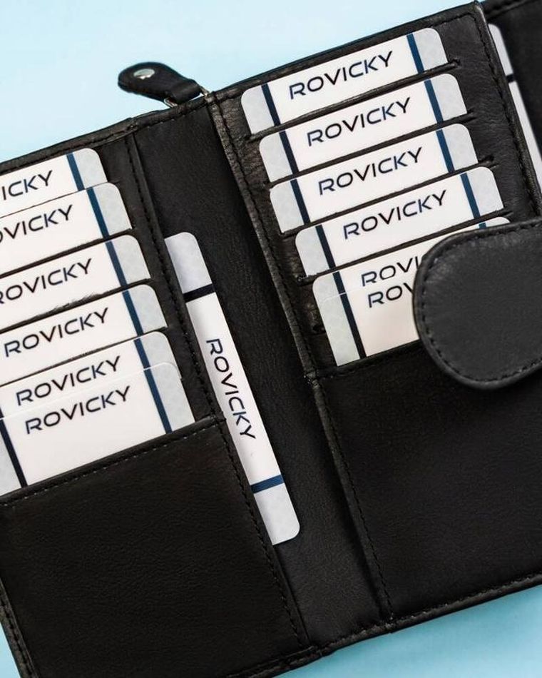 Portfel, mix, skórzany, Rovicky
