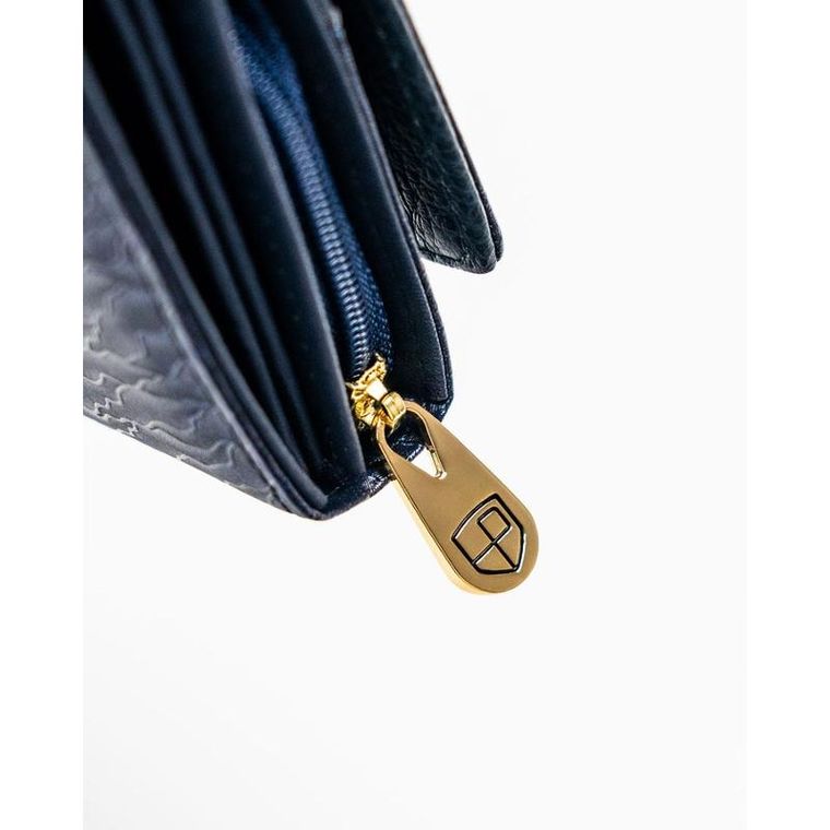 Portfel, niebieski, RFID, Peterson