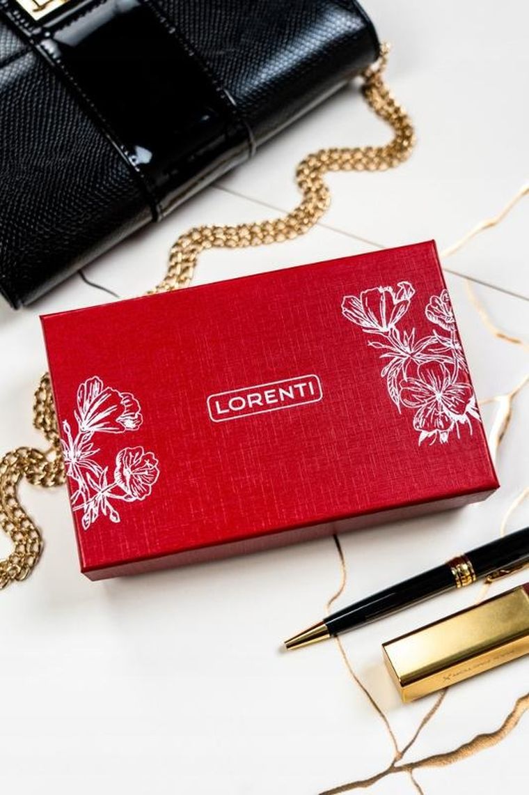 Portfel, niebieski, skórzany, Lorenti