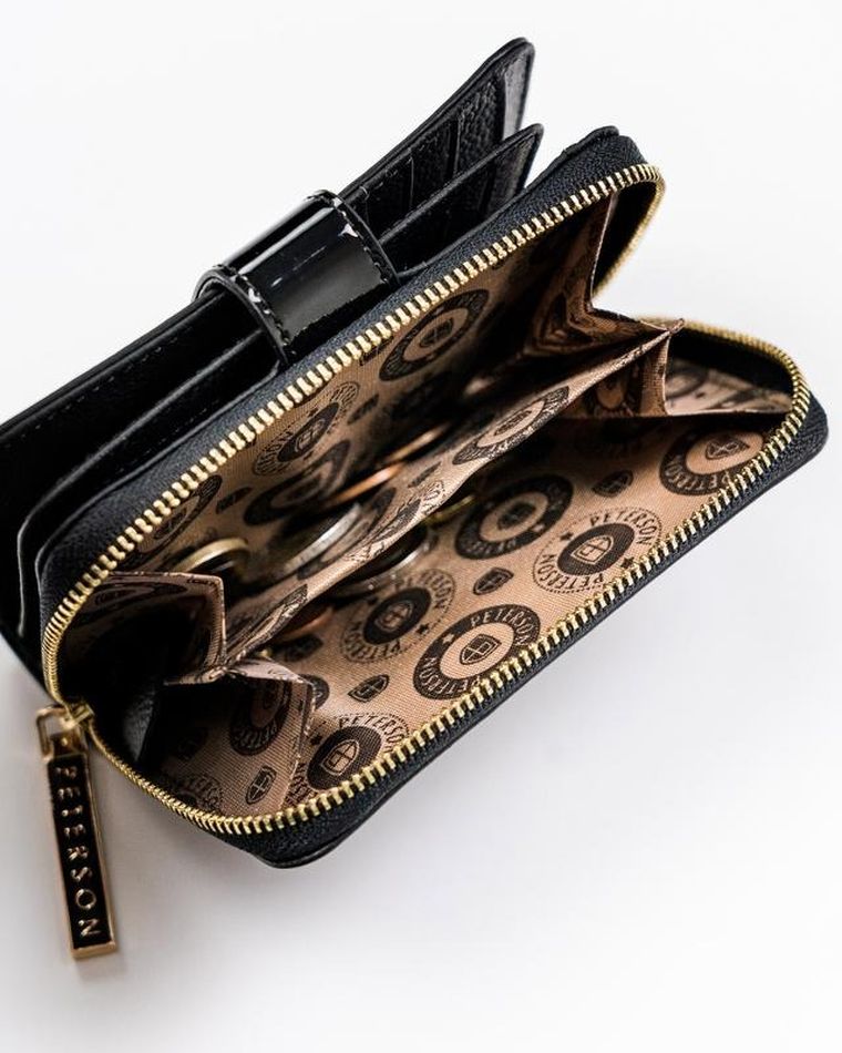 Portfel, skórzany, RFID, Peterson