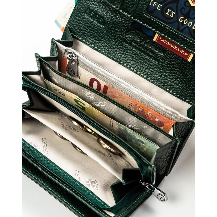 Portfel, zielony, Peterson