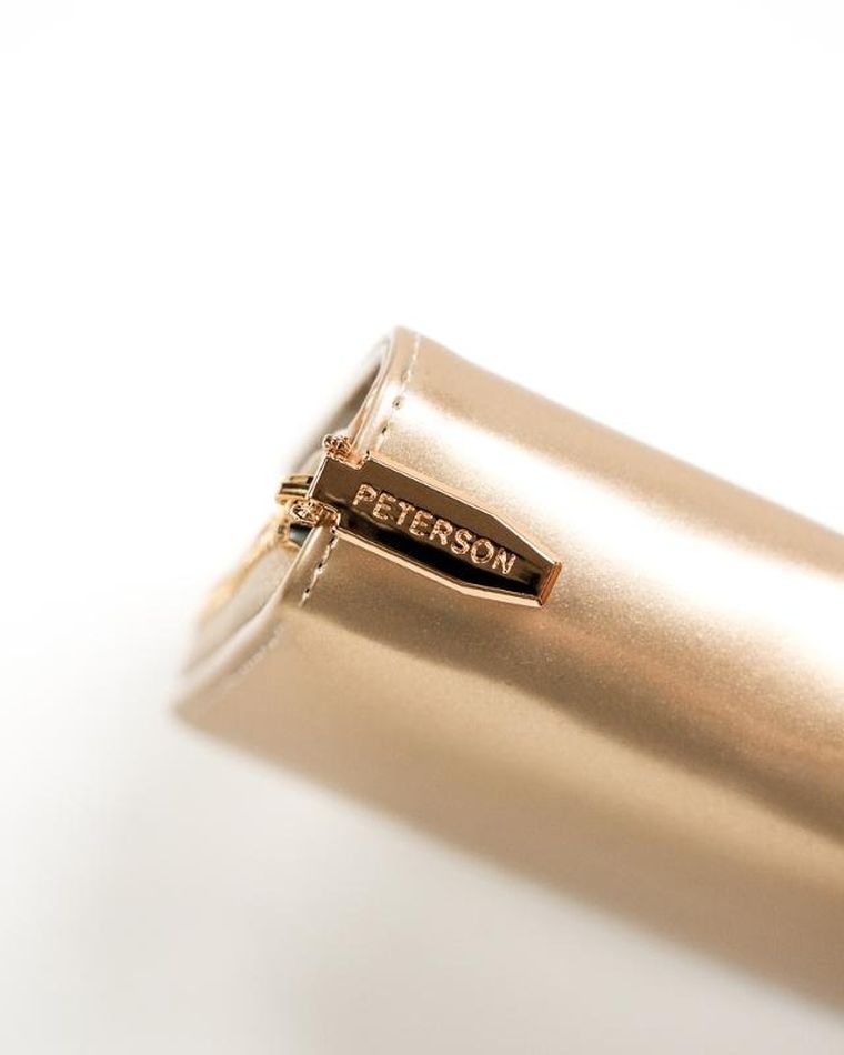 Portfel, złoty, skóra ekologiczna, Peterson