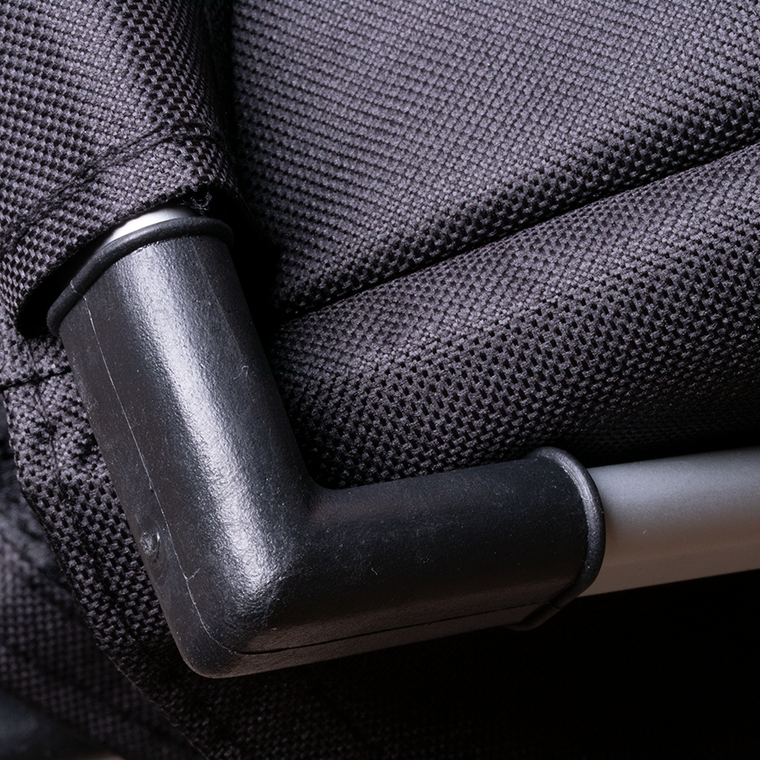 Potrójny kosz na bieliznę, brązowy