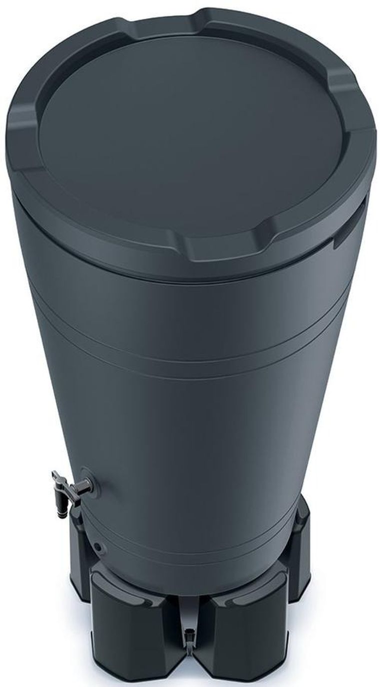 Prosperplast, Modular 5 Basecan, podstawa do zbiornika na wodę deszczówkę, antracyt