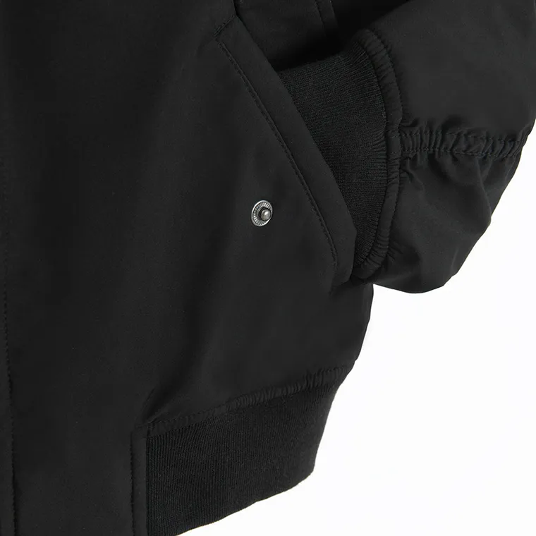 Przejściowa kurtka bomberka unisex z odpinanym kapturem NOWEAR