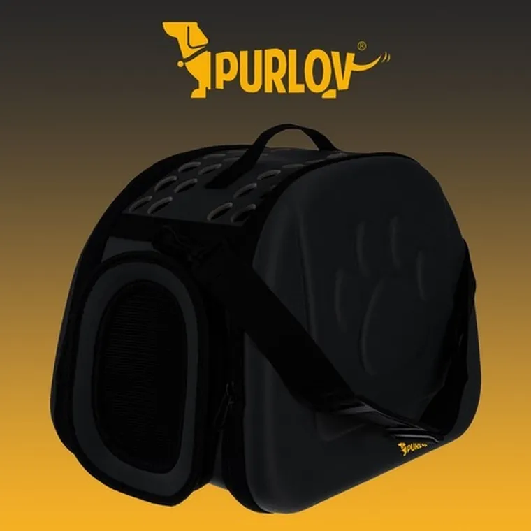 Purlov, transporter, torba dla psa/kota, czarna