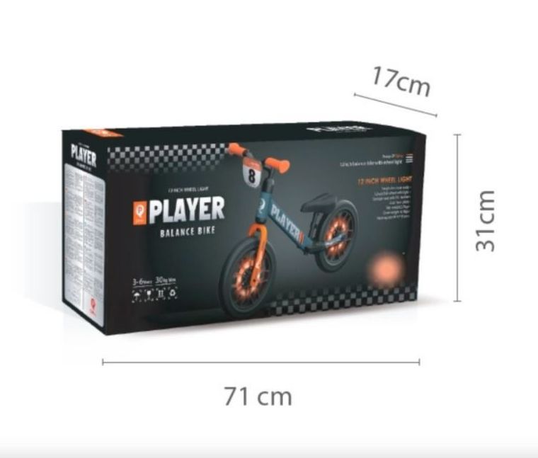 QPlay, Player, rowerek biegowy, Red