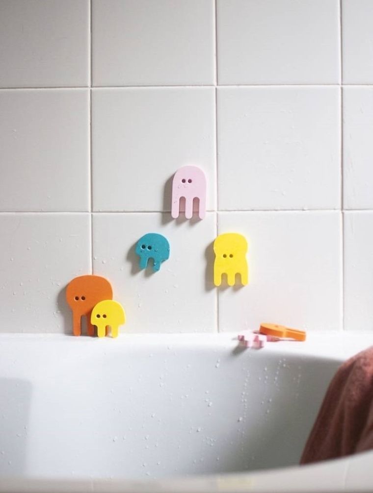 Quutopia, zestaw puzzli piankowych do kąpieli, meduzy