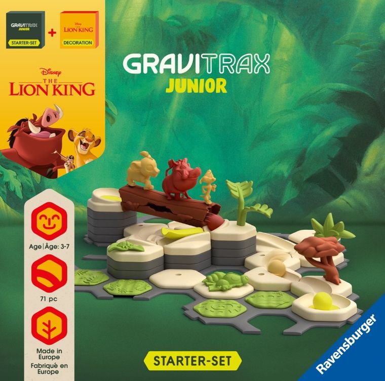 Ravensburger, GraviTrax Junior, Król Lew, zestaw startowy