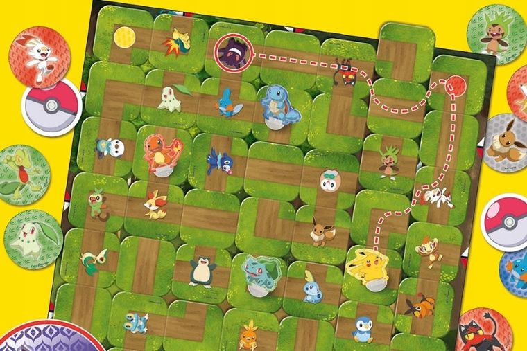 Ravensburger, Labyrinth Pokemon, gra familijna