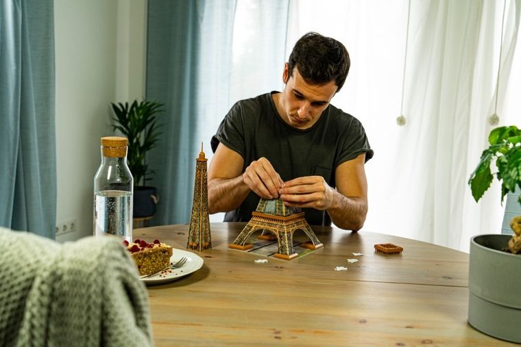 Ravensburger, Wieża Eiffla, puzzle 3D, 216 elementów