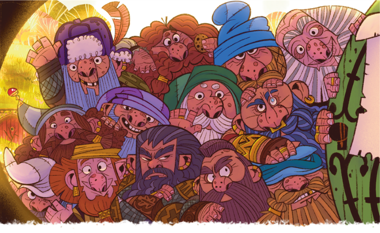 Rebel, Hobbit: Tam i z powrotem, gra kościana