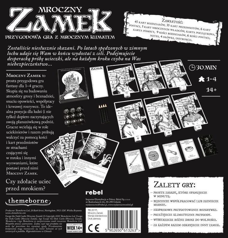 Rebel, Mroczny Zamek, gra przygodowa