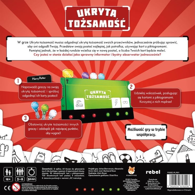 Rebel, Ukryta tożsamość, gra familijna