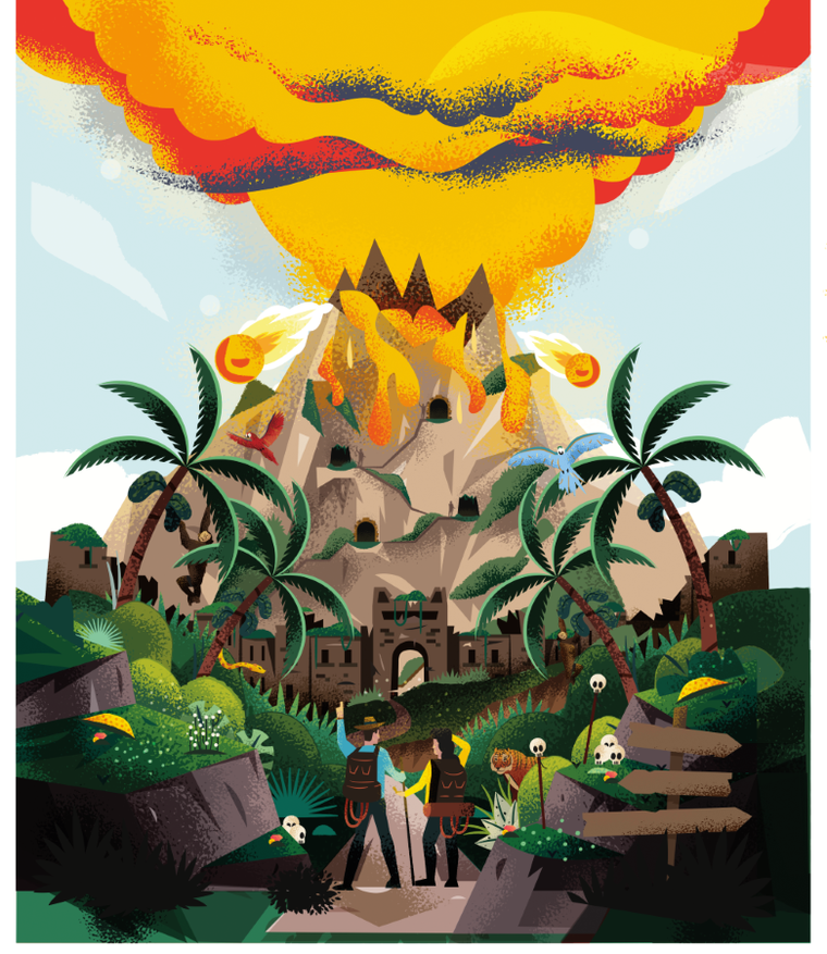 Rebel, Uwaga, lawa! gra familijna