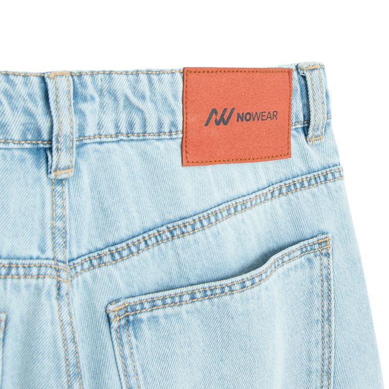 Regulowane jeansy o kroju wide leg NOWEAR