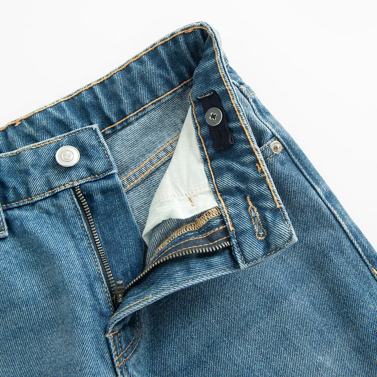 Regulowane jeansy z szerokimi nogawkami NOWEAR