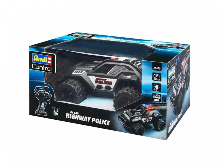 Revell, Highway Police, pojazd zdalnie sterowany, 1:16