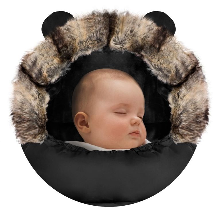 Ricokids, Elmi, śpiworek do wózka, 4w1, czarny