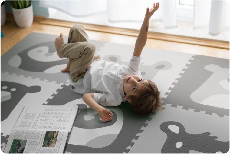 Ricokids, mata piankowa, puzzle, zwierzęta
