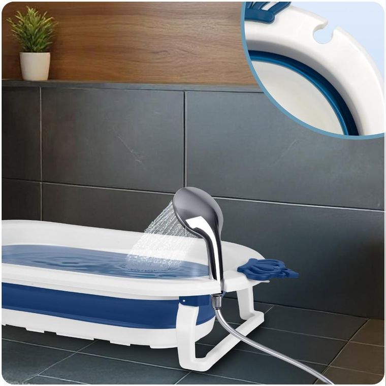 Ricokids, RK-286, wanienka składana z wkładką, biało-niebieska