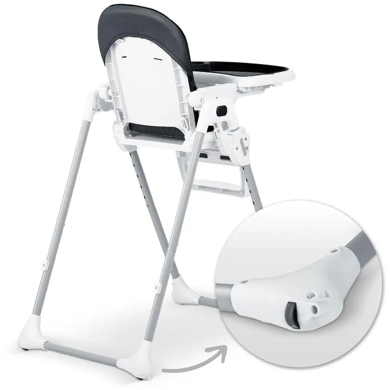 Ricokids, Tulo, krzesełko do karmienia, czarne