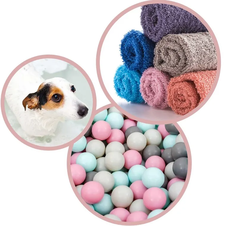 Ricokids, Wanienka dla niemowląt z termometrem RK-282 biało-różowa