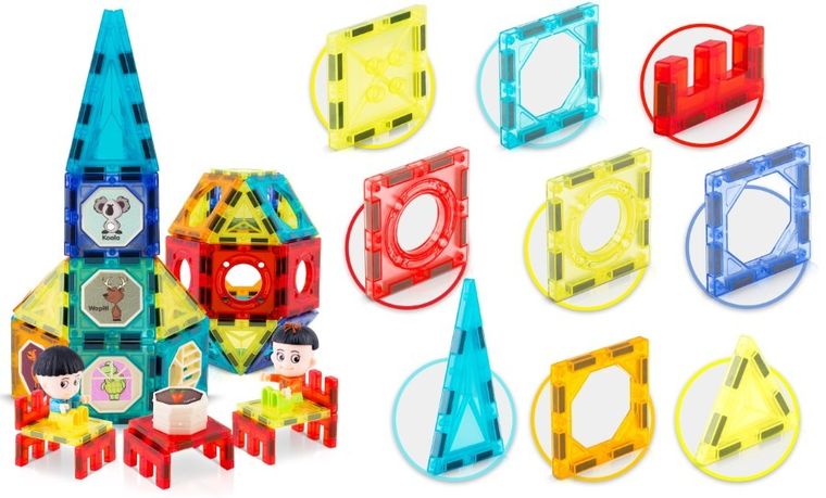 Ricokids, Wieża, klocki magnetyczne, 98 elementów