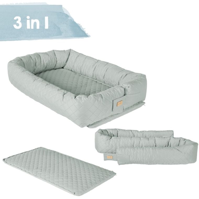 Roba, gniazdo niemowlęce, kokon, 3w1, mroźna zieleń