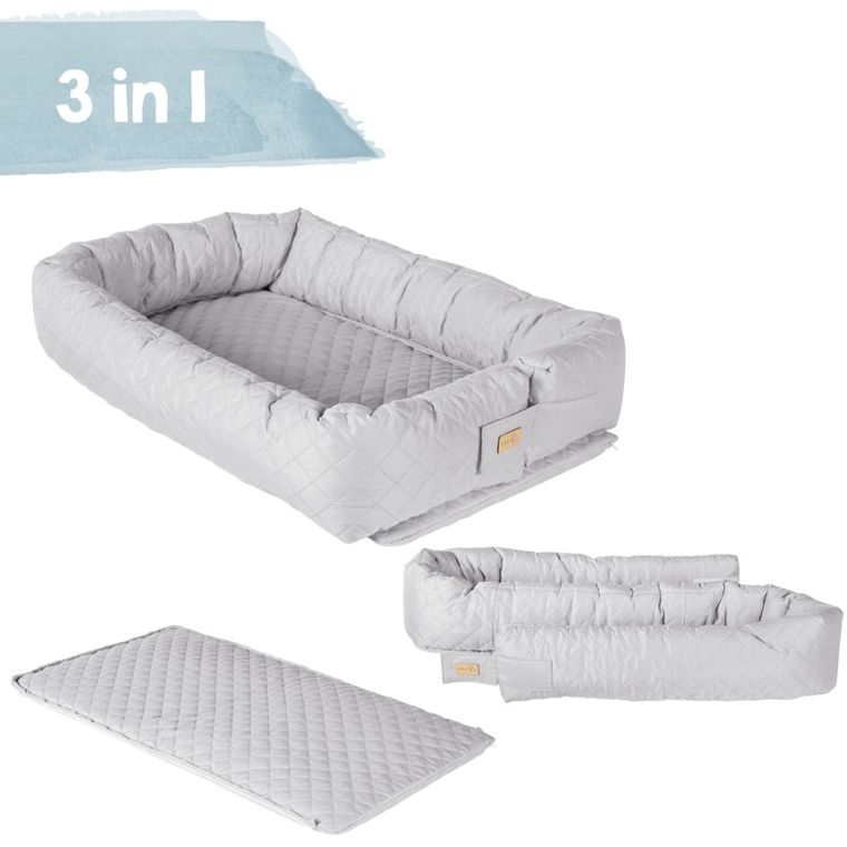 Roba, gniazdo niemowlęce, kokon, 3w1, szary