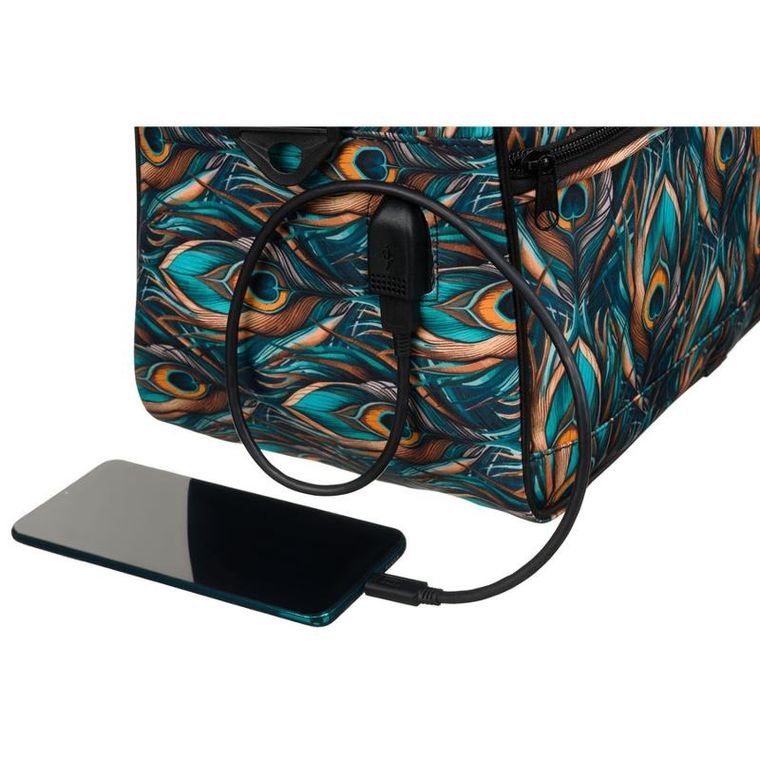 Rovicky, torba podróżna, rośliny