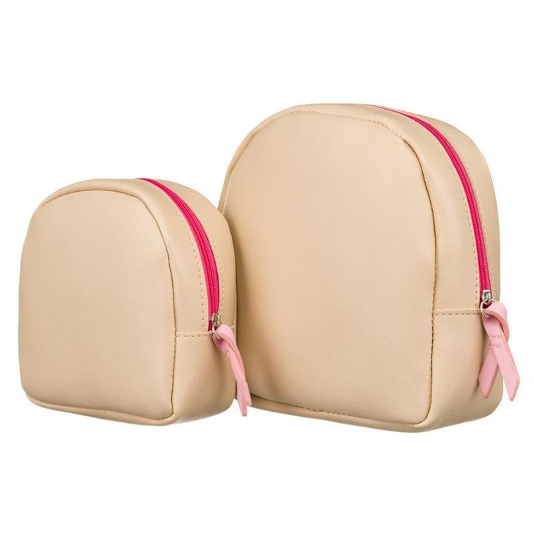 Rovicky, zestaw dwóch kosmetyczek damskich ze skóry ekologicznej