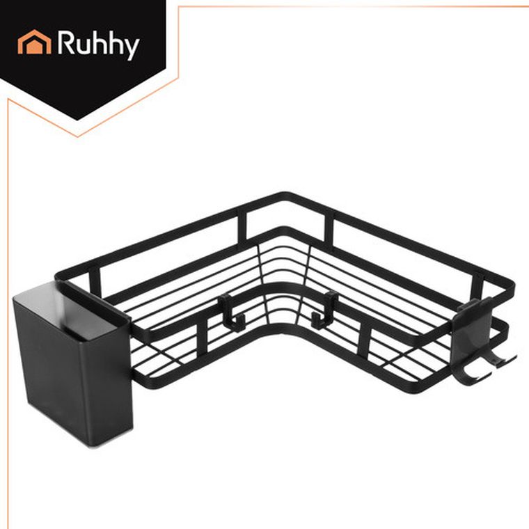 Ruhhy, półka łazienkowa, narożna, 2 szt.
