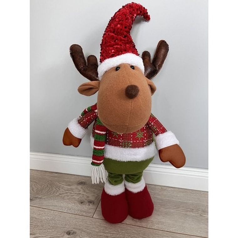 Ruhhy, renifer świąteczny, teleskopowy 95 cm