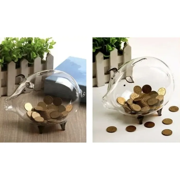 Ruhhy, skarbonka, świnka szklana