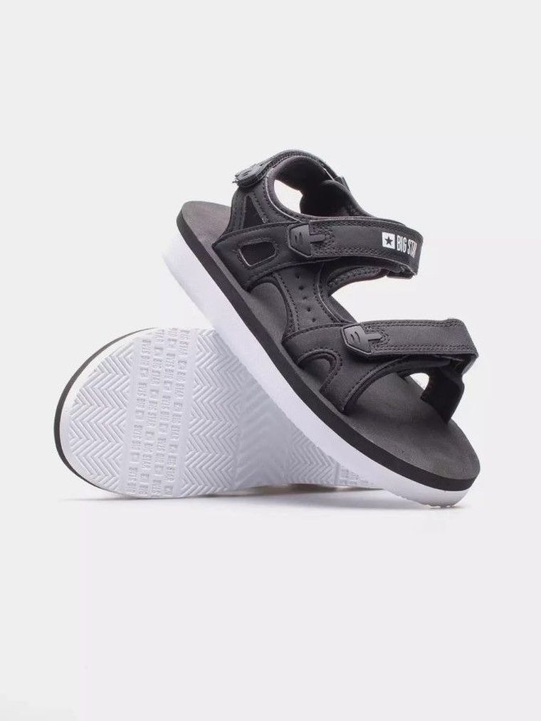 Sandały damskie, czarne, Big Star