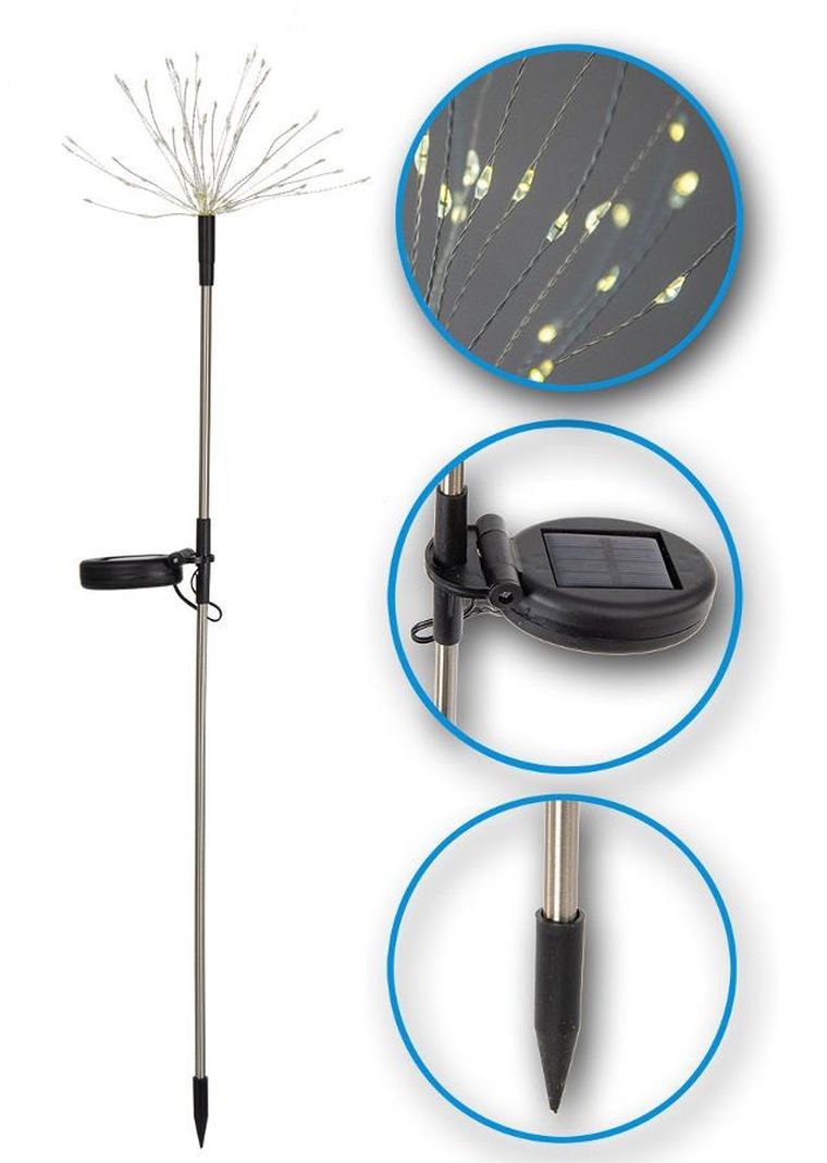 Saska Garden, lampa solarna, 80 cm, 90 led