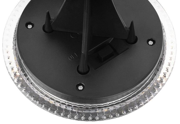 Saska Garden, lampy solarne dyskowe do wbicia w grunt lub montażu na ścianie, 2 szt.