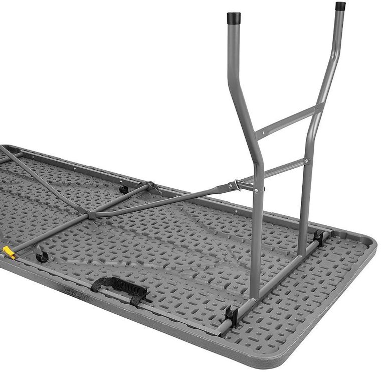 Saska Garden, Woodland, stół cateringowy, ciemny szary, 180-74 cm