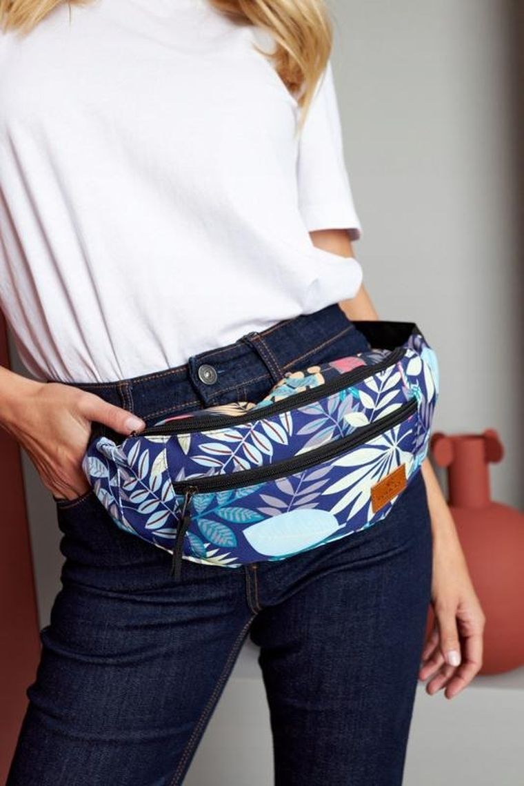 Saszetka na biodro, nerka, mix, Rovicky