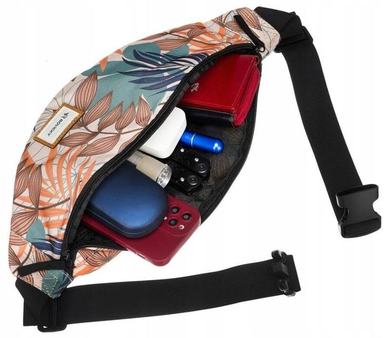 Saszetka na biodro, nerka, mix, Rovicky