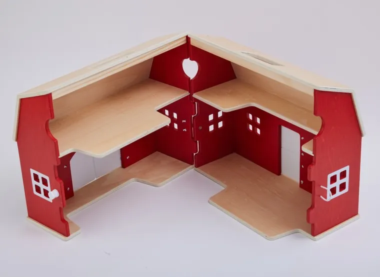 Schleich, Farm World, Drewniany domek, zestaw, 42602