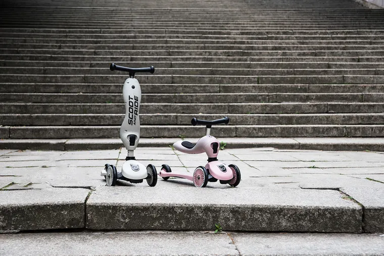 Scoot & Ride, Highwaykick 1, jeździk i hulajnoga 2w1, Ash