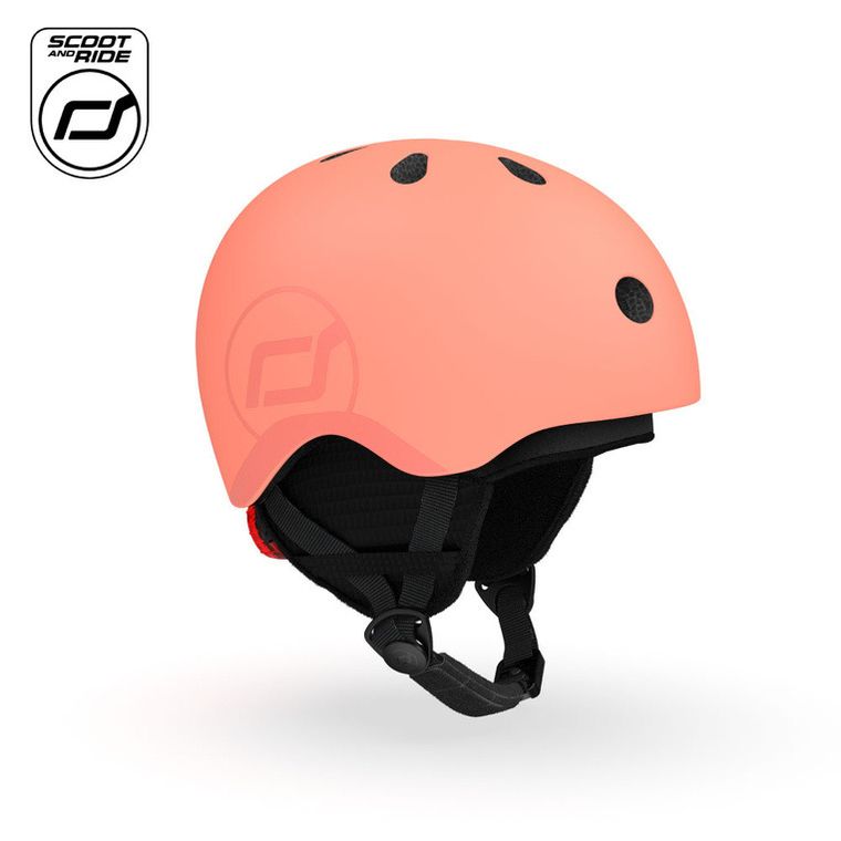 Scoot & Ride, kask narciarski, peach, rozmiar 51-55 cm