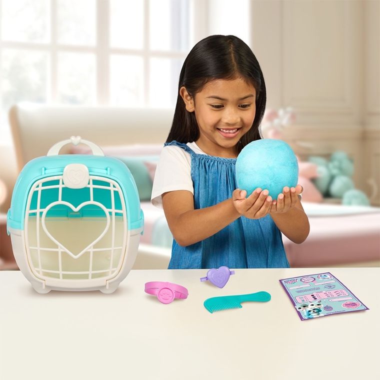 Scruff a Luvs, zwierzaczek kudłaczek, maskotka do kąpania, niebieski, 1 szt.